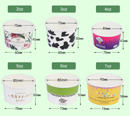 Healthy Small 7 OZ Uovgoo Ice Cream Paper Cups For Party Custom Logo Design  Wholesale Online – uovgoo